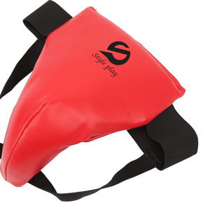 Protector Inguinal de Alta Calidad Ajustable de Cuero PU para Karate, Boxeo y MMA con Cinturón Ajustable Ligero - Product Image 2