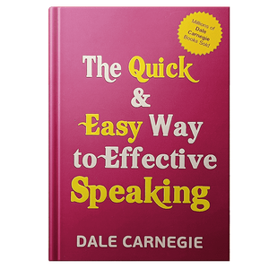Le moyen rapide et facile de parler efficacement par l'auteur Dale Carnegie, impression de livre broché personnalisé à couverture souple - Product Image 3