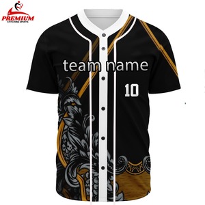 Maillot de baseball 100 % confortable en sublimation, tissu léger et doux, coupe respirante, personnalisable, pour unisexe - Product Image 5