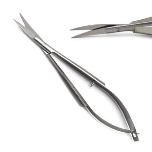 Juego de 9 Instrumentos de Microcirugía Dental de Acero Inoxidable, Pinzas Castroviejo, Tijeras, Pinzas de Presión - Product Image 3