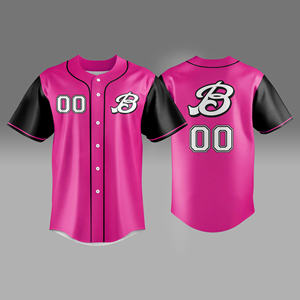 Maillot de baseball personnalisé avec nom et numéro, en tissu polyester respirant de haute qualité, chemise boutonnée, fournisseur d'uniformes d'équipe - Product Image 6