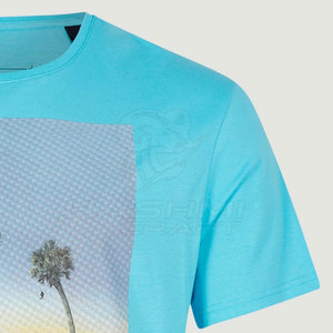 Camiseta Clásica Informal para Hombre, Estampada, de Algodón Suave, Fácil de Usar, Estilo Urbano Atemporal - Product Image 4