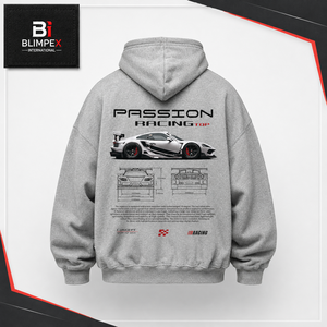 เสื้อฮู้ดดี้บุขนแกะผ้าฝ้ายโพลีเอสเตอร์พิมพ์ลายดิจิทัลคุณภาพสูงสำหรับฤดูหนาว น้ำหนัก 300 กรัม สำหรับผู้ชาย รับผลิตแบบ OEM - Product Image 1