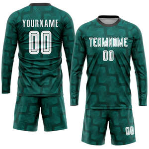 เสื้อผู้รักษาประตูแบบมองเห็นได้ชัดเจน ดีไซน์สีนีออนสดใส แขนยาว เสื้อสำหรับเล่นกีฬา ตลาดอเมริกาและยุโรป กำลังเป็นที่นิยม - Product Image 2