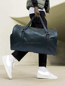 Sac de voyage classique britannique vert, sac de sport et de gym multicolores - Product Image 4