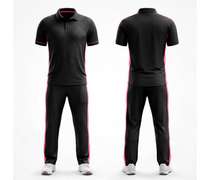 Stylish Sublimated <b>Cricket</b> Uniform for Clubs and Academies | Men Women Youth <b>Cricket</b> Wears Polo Shirt and Trouser Full Team - Product Image 2