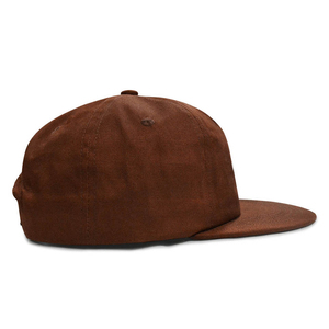 Casquette Snapback UNIZA Marron 5 Panneaux avec Logo Brodé Blanc Motif Castor et Arbre, Chapeau Décontracté Unisexe en Toile pour Adultes, Adapté aux Quatre Saisons - Product Image 2