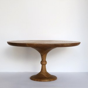 Support à gâteau en bois massif pour anniversaire, mariage et décoration de fête, support à gâteau en bois pour table de desserts et usage domestique, fait main - Product Image 6