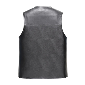 Chaleco de Cuero de Alta Calidad, 100% Cuero, Diseño Casual, Moderno, Transpirable, de Secado Rápido, para Invierno - Product Image 4