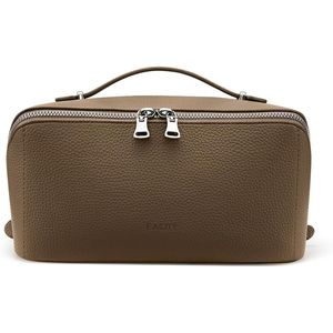 Bolsa de Maquillaje Portátil Impermeable de Gran Capacidad, con Asa y Divisores, Práctica para Viajes - Product Image 1