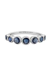 Multi Sapphire <b>Ring</b> in 92.5 Sterling Silver KLSR-11737 - Product Image 5