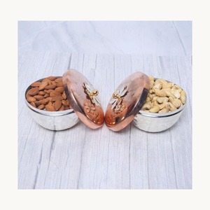 New Design Metal Dry Fruits <b>Box</b> Stylish <b>Storage</b> Container Customized Gift <b>Box</b> For Dates Nuts Chocolates Snacks - Product Image 1