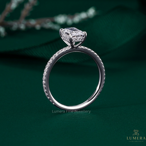 Anillo de Oro de 9k, 10k, 14k y 18k con Diamante Cultivado en Laboratorio de Lujo VVS2, Certificado por IGI, para una Estética Sofisticada y Belleza Atemporal - Product Image 3