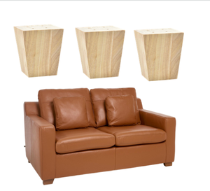 Solid Wood <b>Sofa</b> <b>Legs</b> Square Replacement Furniture <b>Legs</b> Factory Wholesale Custom Size Low MOQ Fast Lead Time OEM ODM - Product Image 5