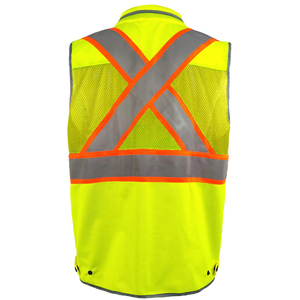 Chaleco de Seguridad Personalizado con Logotipo Impreso, Chaleco Reflectante de Alta Visibilidad, Fabricante Mayorista para Empresas - Product Image 4