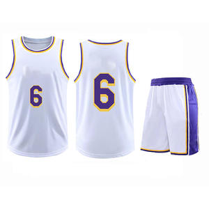 Maillot de basket respirant et anti-humidité grande taille, personnalisé par sublimation, séchage rapide - Product Image 3