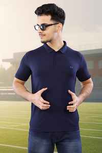 Classic Fit Collar Half T Shirt para hombres Ideal para viajes deportivos y uso casual - Product Image 6