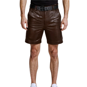 Shorts en cuir PU, nouvelle collection, conception et tailles personnalisées, fournisseur en gros, service OEM ODM avec impression de votre propre logo, excellent fournisseur. - Product Image 1