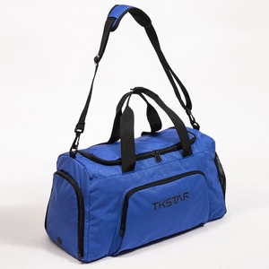 Blue travel bag <b>large</b> capacity handbag simple luggage bag sports bag fitness bag business trip - Product Image 5