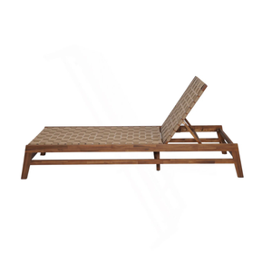 Chaise longue d'extérieur moderne en corde, réglable, pour piscine, lit de soleil de luxe, mobilier de patio pour villas et complexes hôteliers - Product Image 5