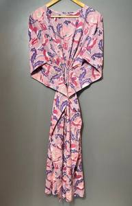 Vestido Kaftán sin Mangas de Algodón con Estampado Tropical, Informal, de Verano, para Mujer, Ropa de Playa, Ropa de Estar por Casa, Naaz Textile - Product Image 4