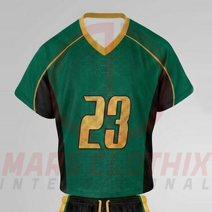 Uniformes de Lacrosse Personalizados por Sublimación con MOQ Bajo, Último Diseño, Talla Adulto, Conjunto de Uniforme de Lacrosse Transpirable - Product Image 4