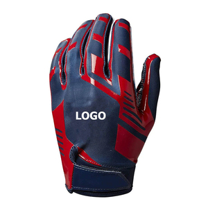 Guantes de fútbol americano para exteriores, guantes deportivos con diseño antideslizante, estilo popular, guantes de fútbol americano antideslizantes para deportes. - Product Image 5