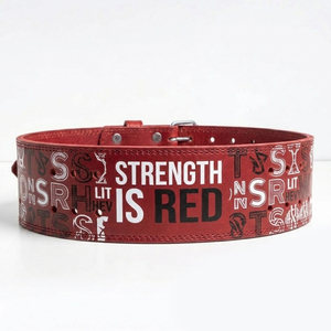 Power Bodybuilding Weightlifting Printed Belt Gym Trainer Heavy Duty 10MM Prong Sublimation Belt Gym Leather Belts Unisex - Product Image 2