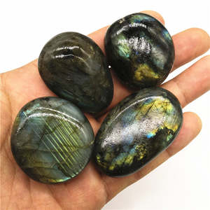 Piedra Lunar Natural y Labradorita en Bruto, Adornos de Piedra Semipreciosa, Piedra para Acuario, Artesanía Hecha a Mano por la Naturaleza - Product Image 3