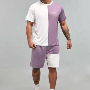 Ensemble T-shirt à manches courtes et col rond pour homme, coupe classique, décontracté, respirant, 100% coton tricoté, écologique, 220g, pour les perfectionnistes - Product Image 2