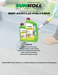 Polímeros Acrílicos SBR, Agente de Unión Líquido Acrílico SBR para Impermeabilización, Reparación de Concreto, Modificador y Potenciador de Lechada de Cemento - Product Image 3