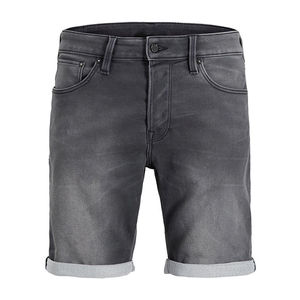 Shorts de Mezclilla para Hombre, Lavado Ácido, Estilo Vintage, Desgastado, de Longitud Media, Casual, Estilo Urbano, para Verano - Product Image 6