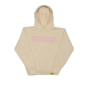 เสื้อฮู้ดดี้ผู้ชายสไตล์สตรีทแวร์แบบสวมหัว  ผ้าคอตตอน 100% คุณภาพสูง ประดับด้วยคริสตัล  ลาย Cough Syrup - Product Image 4