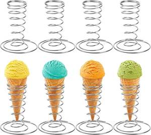 ที่วางโคนไอศกรีมสำหรับวาฟเฟิลและโคนน้ำตาล แท่นวางขนมหวานที่แข็งแรงสำหรับโต๊ะปาร์ตี้และงานจัดเลี้ยง - Product Image 5