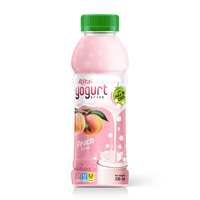 Bouteille PET saine de 330ml du fabricant pour boissons au yaourt et au jus de pêche goût aigre pour adultes et enfants