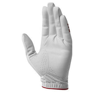 <b>Top</b> Trendy Golf Gloves Full Finger Genuine Leather Non Slip Breathable Unisex White Black <b>Red</b> Right Hand Sports Glove - Product Image 3