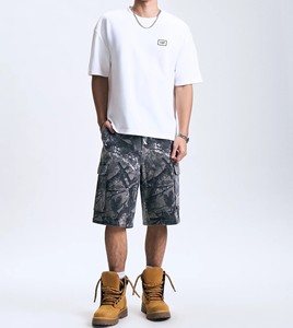 High Quality Custom Men's Vintage Boxy Oversized Digital <b>Printed</b> Eco-Friendly Quick Dry Anti-Wrinkle <b>Stand</b> Casual Formal T-Shirt - Product Image 6