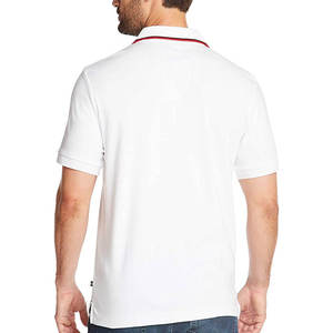 เสื้อยืดผู้ชายทรงปกติ ผ้าเดนิมคอตตอน 100% แขนสั้น คอปก สไตล์สตรีทแวร์ ฮิปฮอป รับสกรีนโลโก้ แห้งเร็ว - Product Image 3