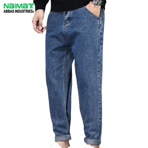 Chaqueta de Mezclilla Azul para Hombre, Corte Entallado, Pantalones Cargo de Cintura Alta, Ecológicos, Lavados con Piedras, Algodón de Alta Calidad, Moda Casual Urbana - Product Image 1