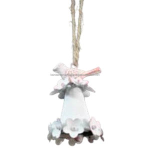 Article décoratif suspendu en fer avec revêtement en poudre blanche fini pour la décoration de la maison et autres décorations de Noël - Product Image 6