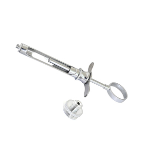 Jeringa Dental Manual Autoaspirante de Acero Inoxidable, Inyector de Cartuchos de Anestesia, Uso Veterinario, CE - Product Image 2