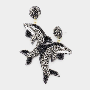 ต่างหูห่วงปักลายลูกปัดทำมือสุดน่ารัก ดีไซน์ทันสมัย เหมาะสำหรับงานแต่งงาน งานเลี้ยง งานเทศกาล ของขวัญ ของที่ระลึก เครื่องประดับแฟชั่นสมัยใหม่ - Product Image 5