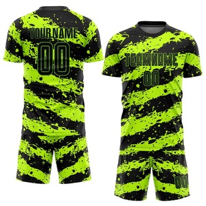 Conjunto de Uniforme de Fútbol Personalizado por Sublimación, Camiseta Deportiva, Pantalones Cortos, Logotipo Personalizado, Nombre, Número, Ropa de Equipo, Venta al Por Mayor de Fábrica - Product Image 3