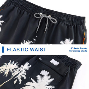 Pantalones Cortos Deportivos para Hombre, Transpirables, Ecológicos, de Cintura Alta con Cordón Ajustable, Estampados, de Spandex/Poliéster, de Secado Rápido, con Bolsillo Impermeable - Product Image 4