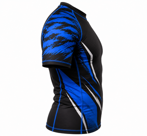 Maillot de compression personnalisé à manches courtes pour MMA, BJJ, Jiu Jitsu, sublimation imprimée, entraînement, gym, vêtements de sport - Product Image 3