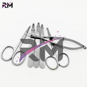 Pinzas Profesionales RMI de Acero Inoxidable con 4 Puntas para Cejas, Pinzas para Extensión de Pestañas con Punta de Fibra, Pinzas Personalizadas para Cejas - Product Image 3