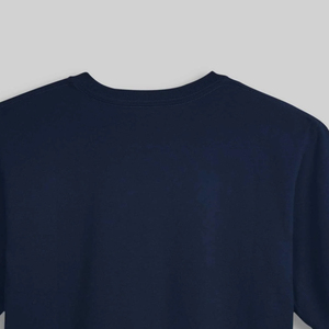 T-shirt tendance à col rond en tissu lisse, chic et simple, couleur unie / coupe décontractée pour femme, design élégant avec logo personnalisé, décontracté - Product Image 5