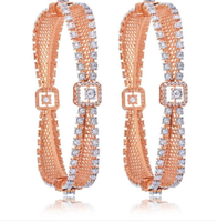 Gelang dan Cincin Berlian Desain Baru Terlaris untuk Perhiasan Wanita dengan Harga Grosir