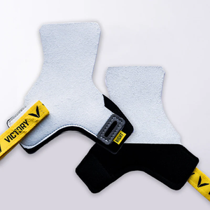 Unisex Leather Hand Grip for Weightlifting Gym Padded Palm Grips for Pull Ups Rows Fitness <b>Training</b> session Gear Supplier - Product Image 1