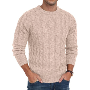 Pull-over pour homme en viscose/coton, tricoté de haute qualité, décontracté, anti-boulochage, séchage rapide, poids du tissu 260g, faible MOQ - Product Image 6